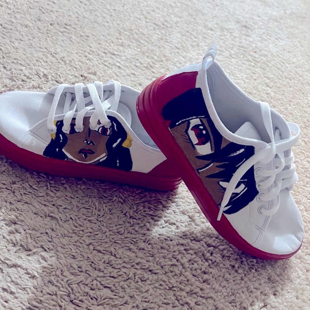 Custom anime shoes by THCustoms LLC